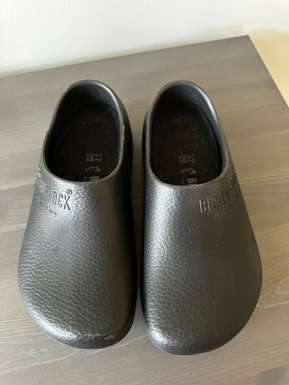 Birkenstock Shoes Women’s 6 EU 37 Profi Birki Work Clogs Black Slip On - Picture 3 of 3